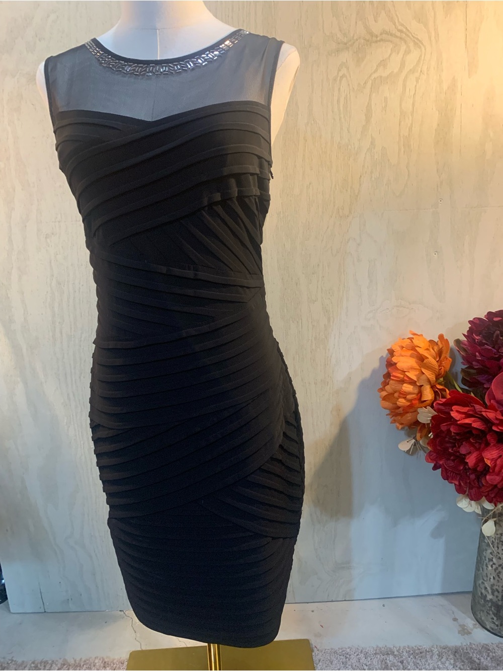Calvin Klein Black Sheath Dress